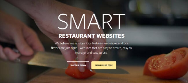 Flavor Plate Restaurant Website Builder Homepage