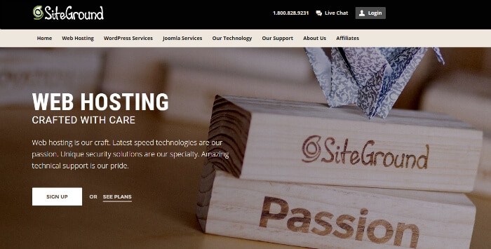 Siteground WordPress Website Hosting