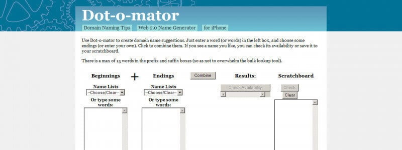 Dot O Mator Homepage