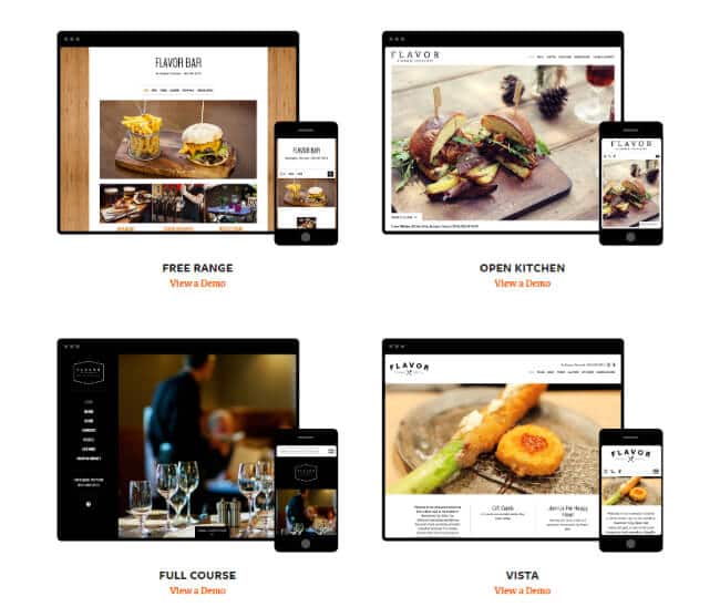 Flavor Plate Website Templates